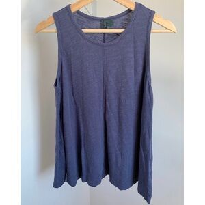 Left of Center • S • Slub Sleeveless Swing Tank Top